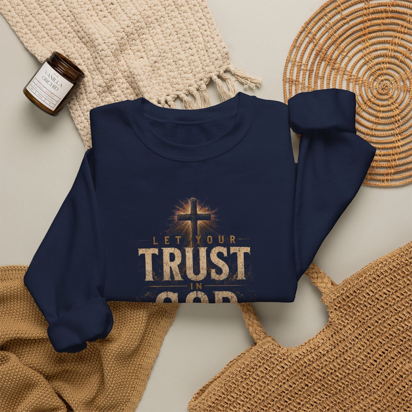 Trust in God Christian Sweatshirt | Proverbs 3:5–6