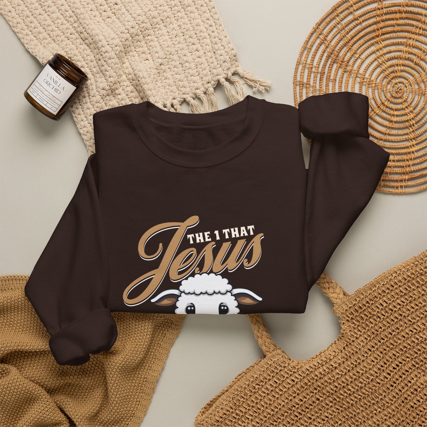 He Left The 99 For Me Christian Sweatshirt | Faith-Based Gift for Women
Inspired by Luke 15:4, this Christian crewneck sweatshirt serves as a daily reminder