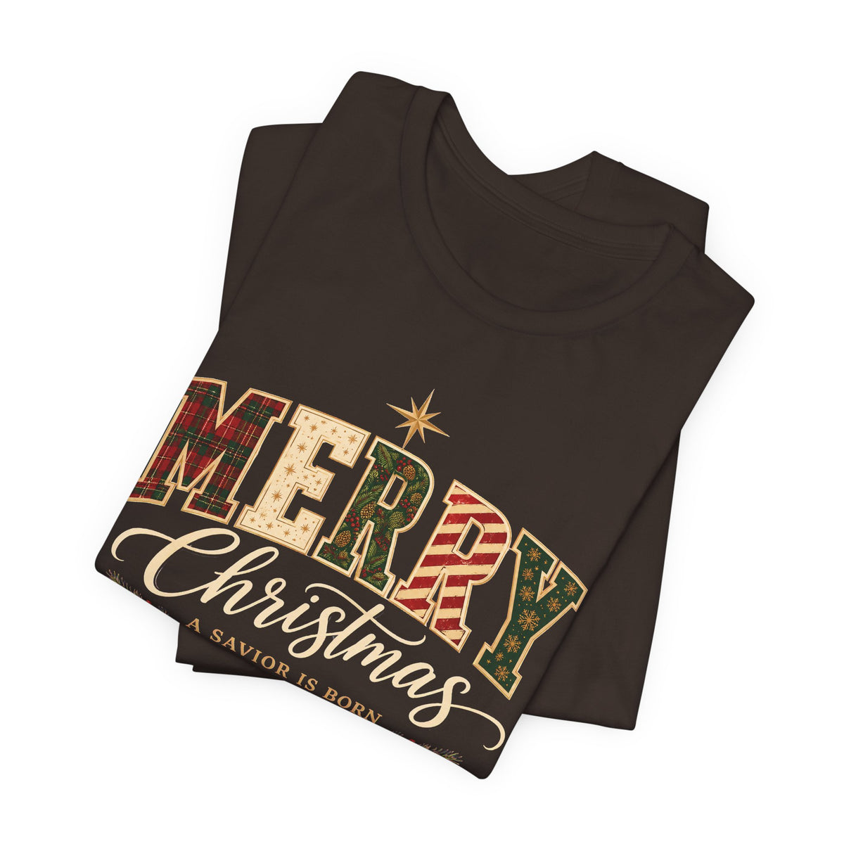 Merry Christmas – A Savior Is Born Christian T-Shirt | Luke 2:11