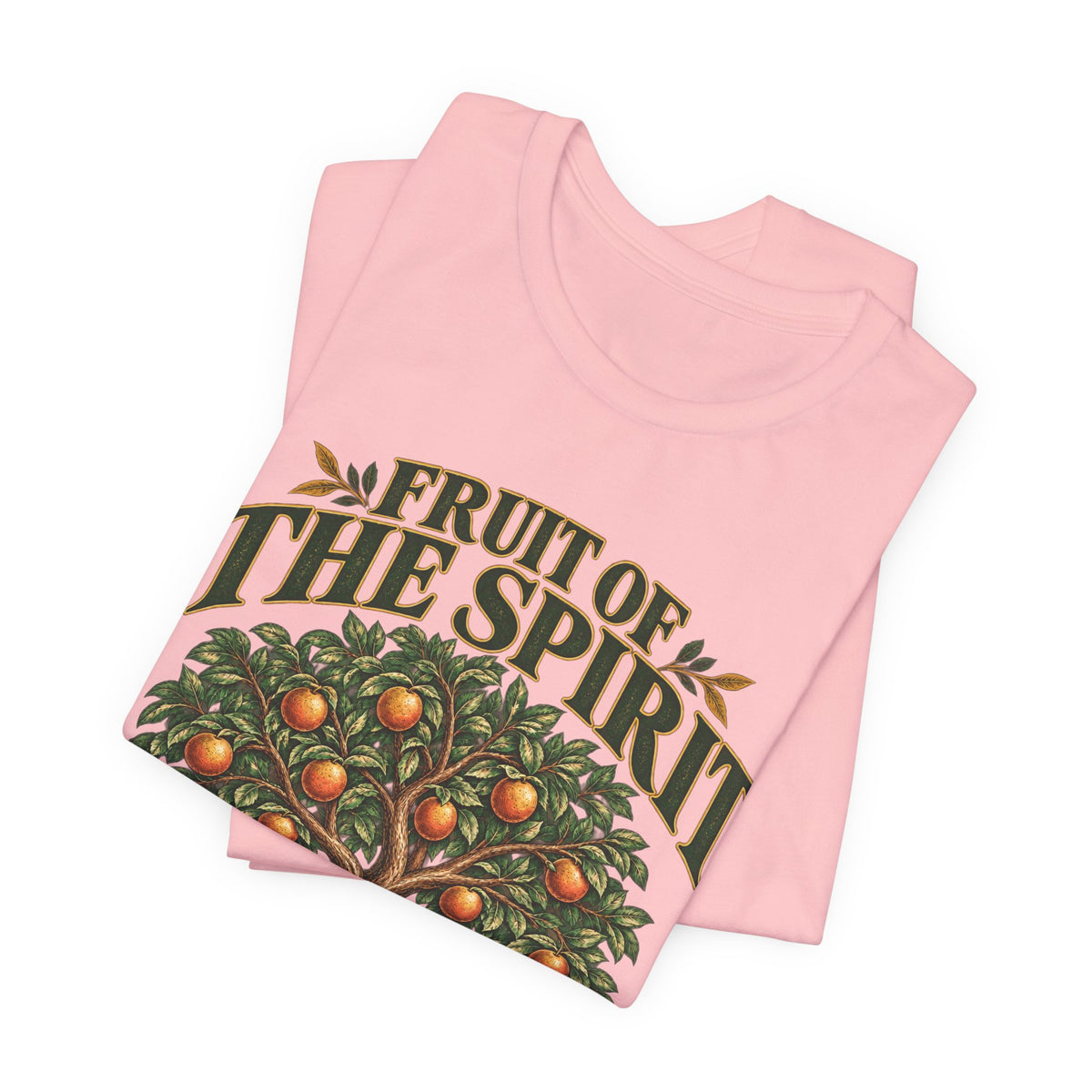 Fruit of the Spirit T-Shirt — Christian Faith Tee with Galatians 5:22-23 Tree Design