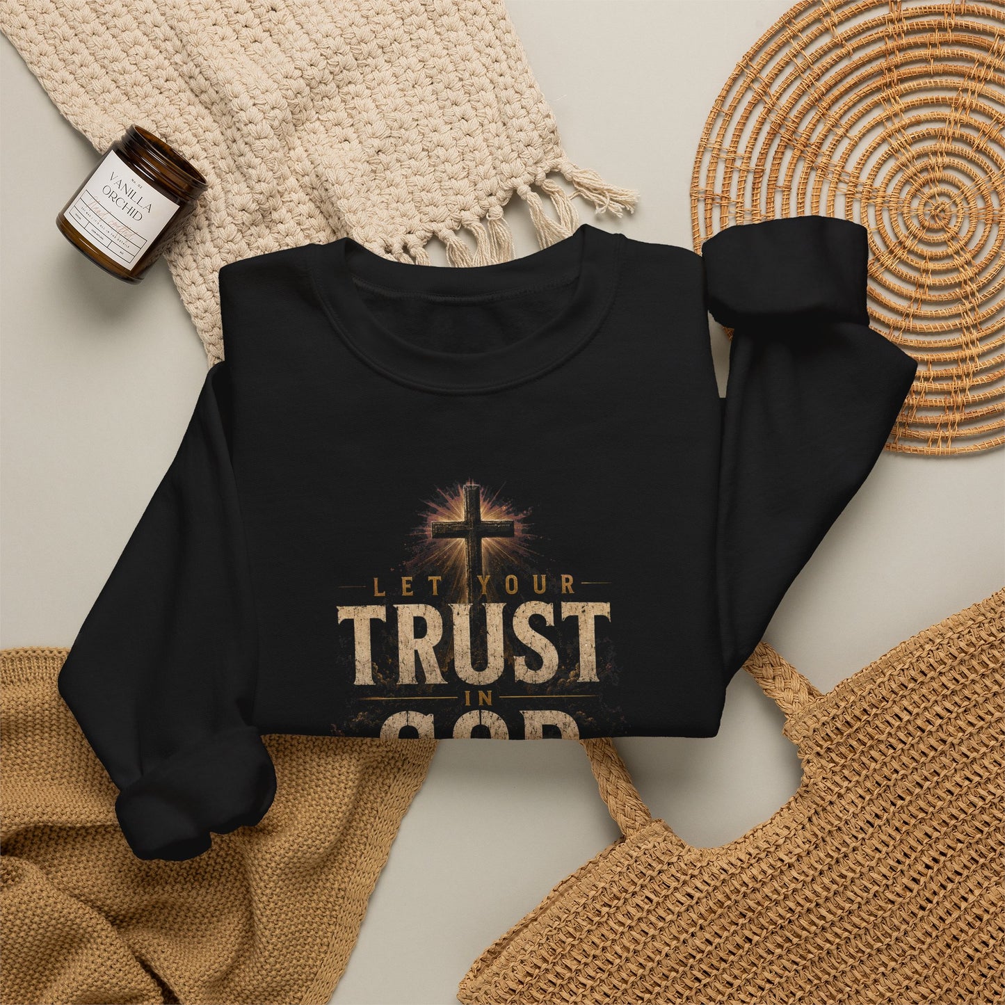 Trust in God Christian Sweatshirt | Proverbs 3:5–6
