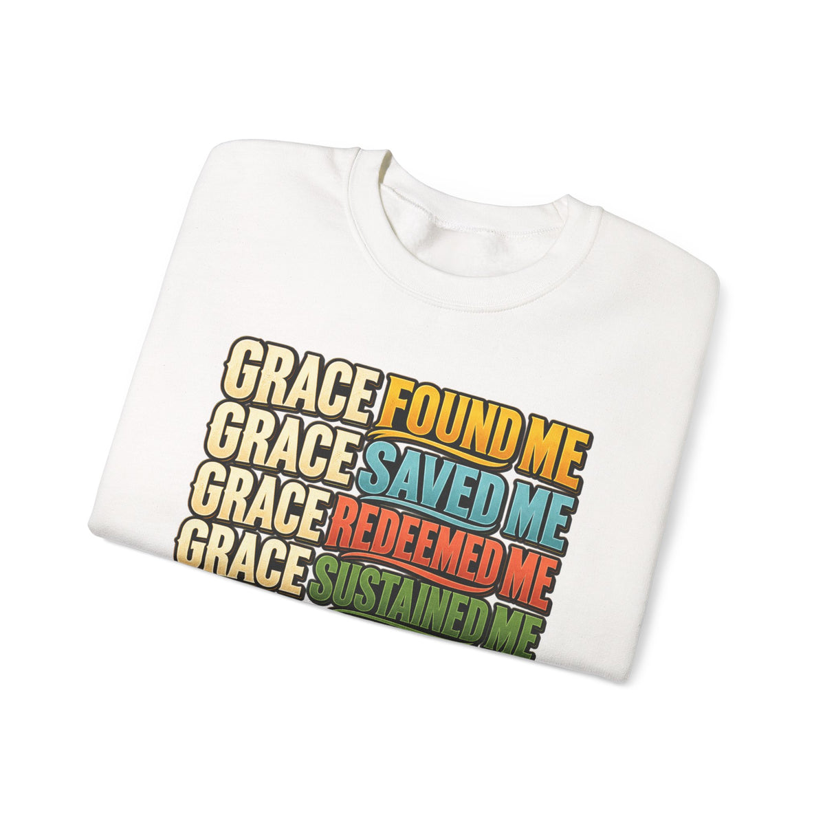 Grace Found Me Who I Am Sweatshirt - Christian Faith Crewneck