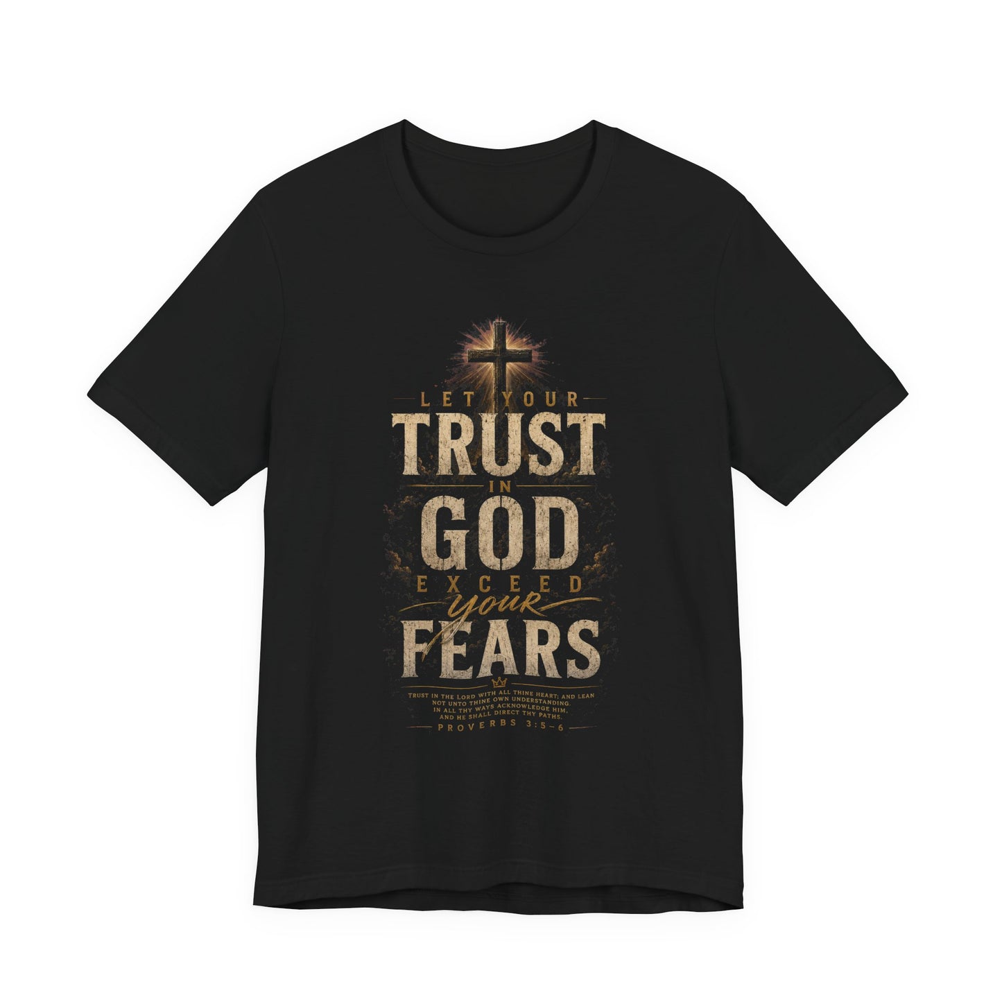 Trust in God Christian T-Shirt | Proverbs 3:5–6