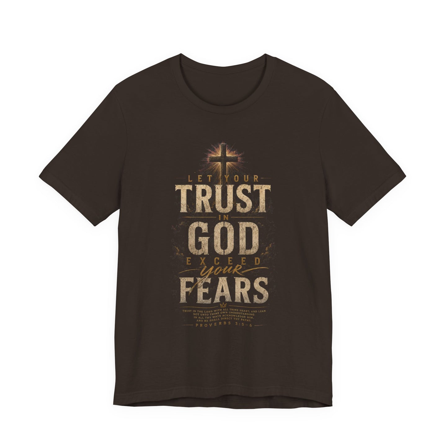 Trust in God Christian T-Shirt | Proverbs 3:5–6