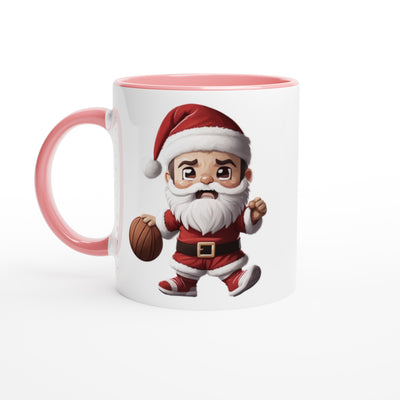 White 11oz Ceramic Mug with Color Inside