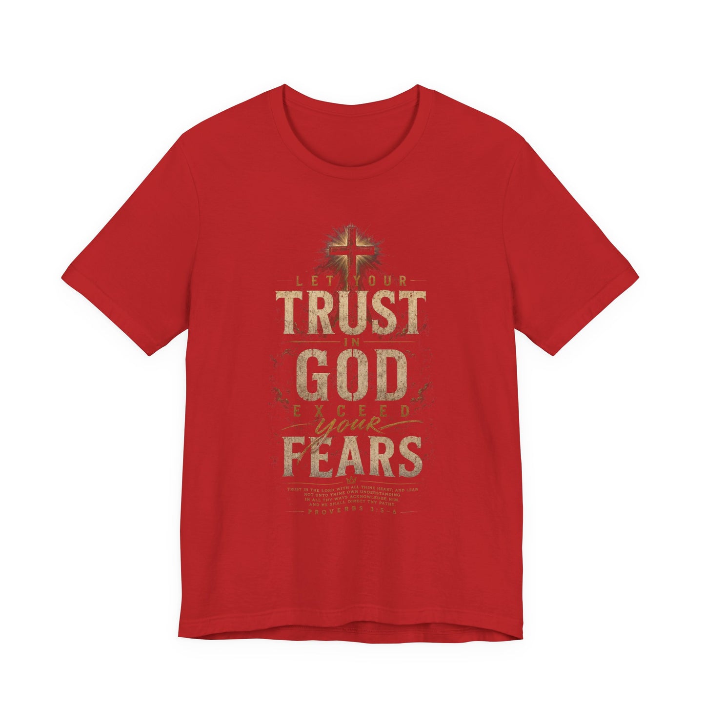 Trust in God Christian T-Shirt | Proverbs 3:5–6
