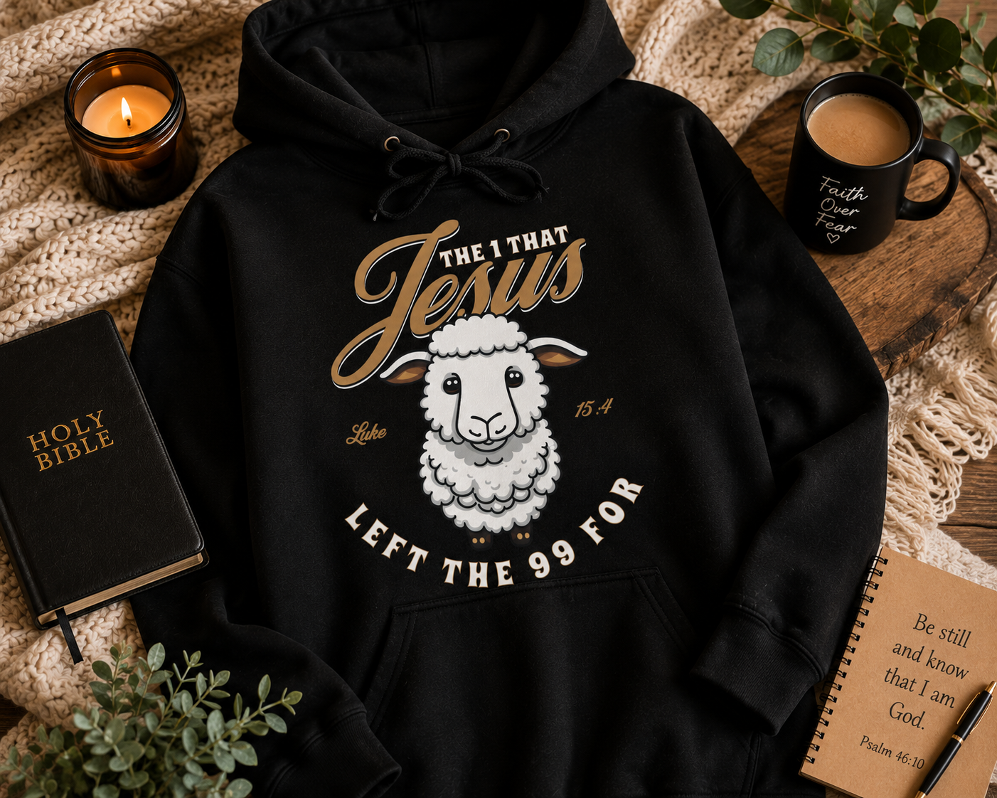 Jesus Left The 99 For Me Hoodie
