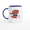 What God Cannot Do Does Not Exist White Ceramic Coffee 11oz Mugs