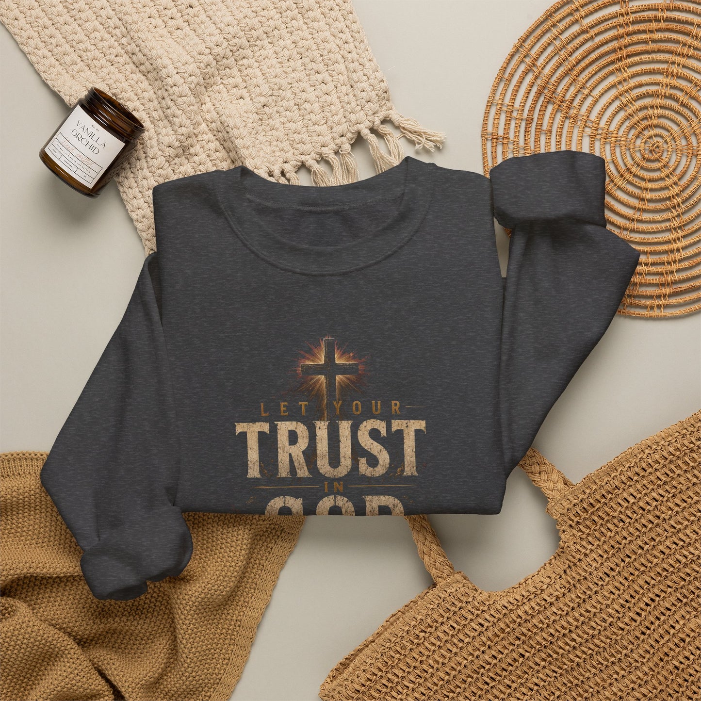 Trust in God Christian Sweatshirt | Proverbs 3:5–6