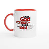 What God Cannot Do Does Not Exist White Ceramic Coffee 11oz Mugs