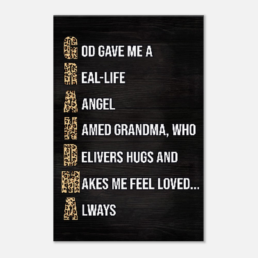 WALL CANVAS. PERFECT GIFT FOR GRANMA.