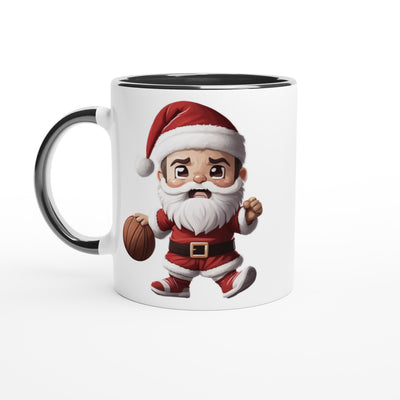 White 11oz Ceramic Mug with Color Inside