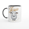 Faith-Inspired Left the 99 for Jesus Ceramic Coffee White 11oz Mug