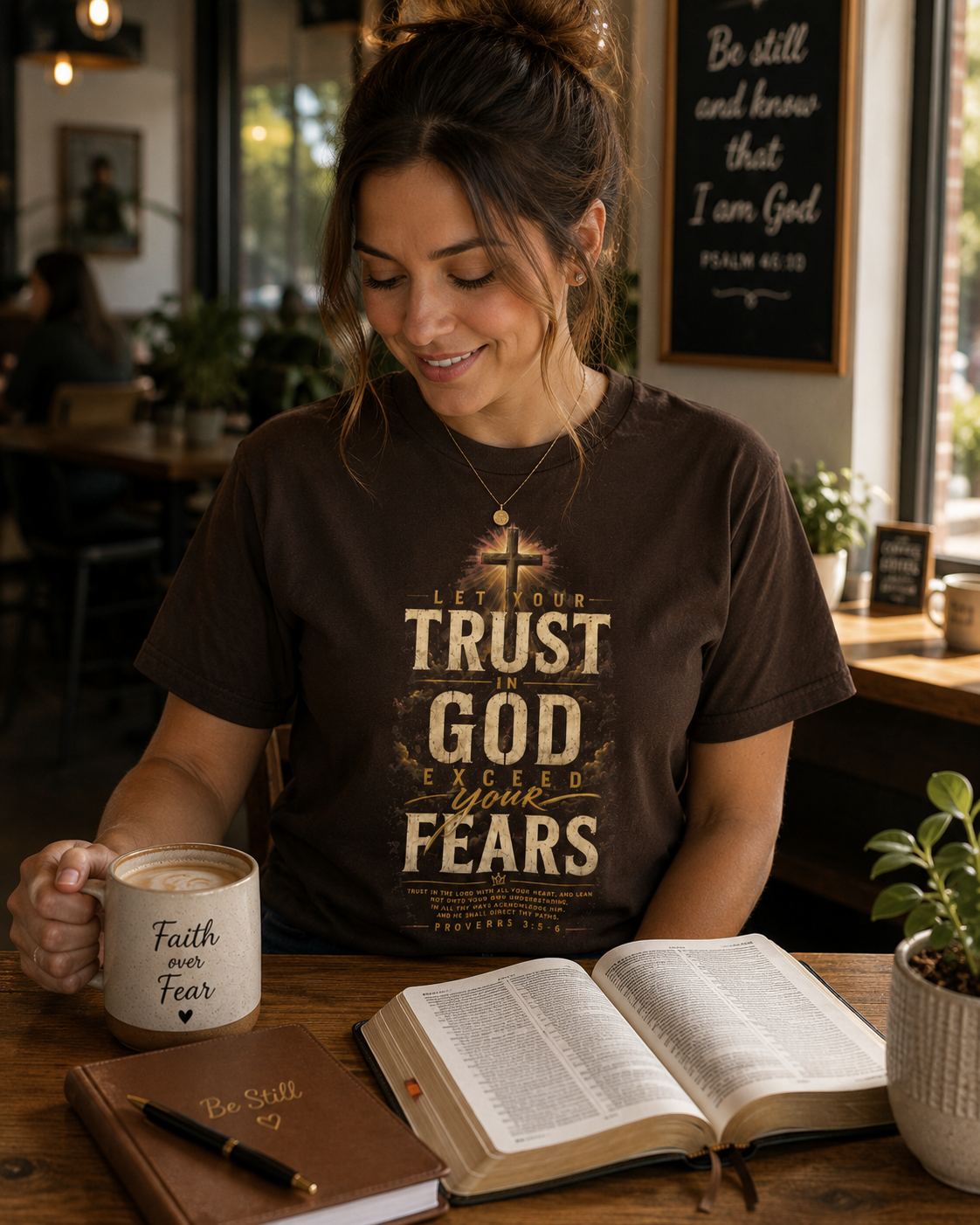 Trust in God Christian T-Shirt | Proverbs 3:5–6