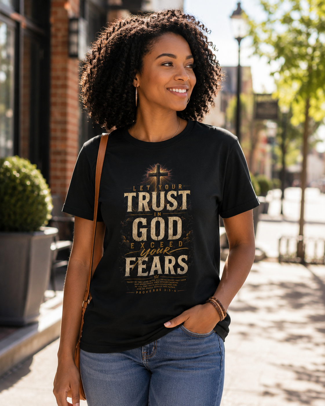 Trust in God Christian T-Shirt | Proverbs 3:5–6