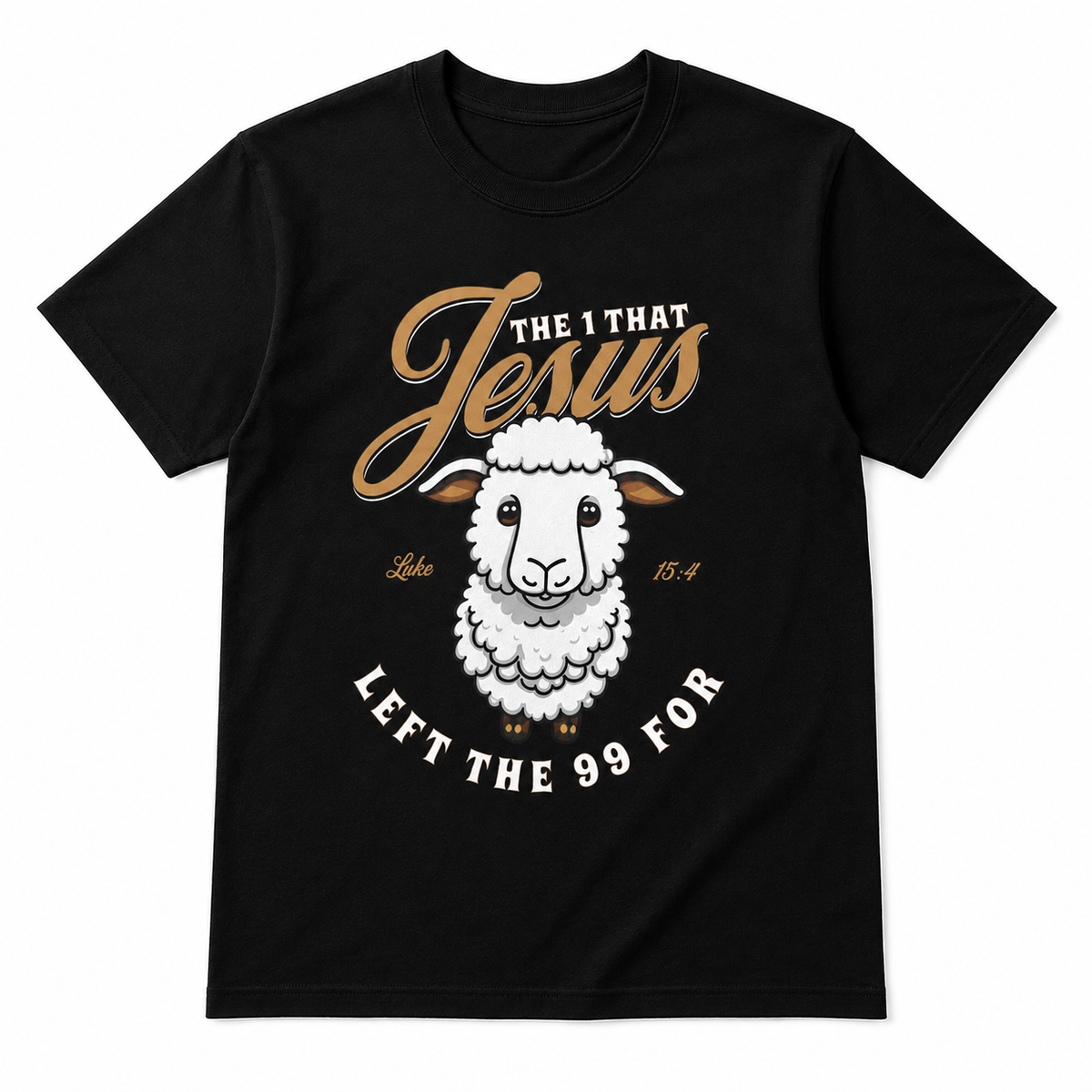 Jesus Left the 99 for Me Christian T-shirt | Luke 15:4
