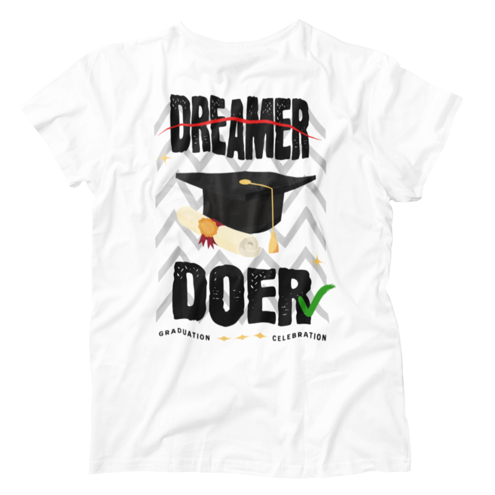 Graduation gift for her/him; soft Premium T shirt.