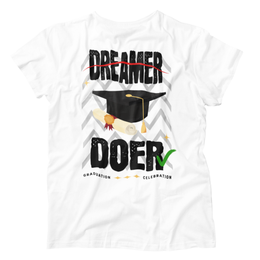 Graduation gift for her/him; soft Premium T shirt.